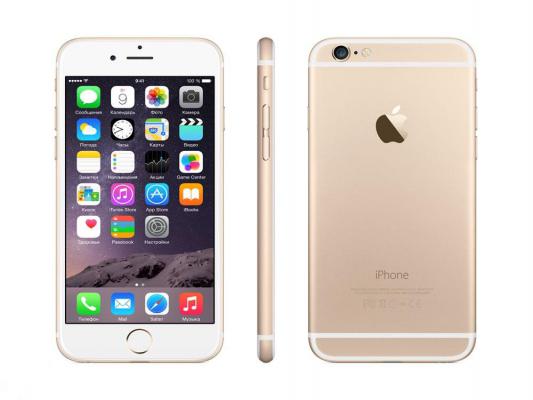 Смартфон Apple iPhone 6 золотистый 4.7" 128 Гб NFC LTE GPS Wi-Fi MG4E2RU/A