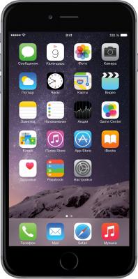 Смартфон Apple iPhone 6 Plus 64 Гб серый MGAH2RU/A