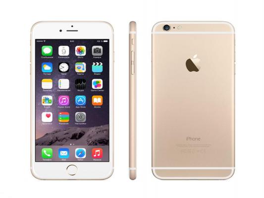 Смартфон Apple iPhone 6 Plus золотистый 5.5" 128 Гб NFC LTE Wi-Fi GPS MGAF2RU/A