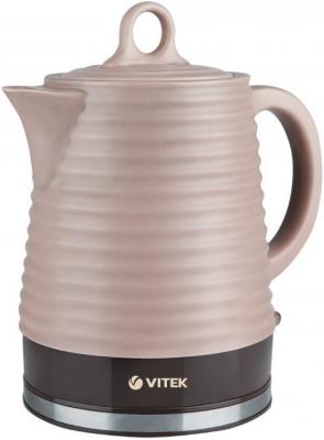 Чайник Vitek VT-1135 BN 1900 Вт коричневый 1.2 л керамика