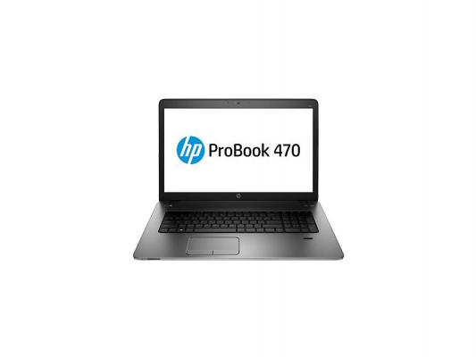 Ноутбук HP ProBook 470 G2 17.3" 1600x900 матовый i3-4030U 1.9GHz 4Gb 500Gb Radeon R5 DVD-RW Bluetooth Wi-Fi DOS черный G6W49EA