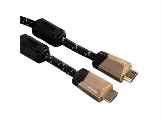 Кабель HDMI 3.0м Hama High Speed позолоченные контакты бронзовый 122125