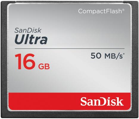 Карта памяти Compact Flash Card 16Gb SanDisk SDCFHS-016G-G46