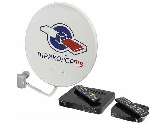Комплект спутникового телевидения Триколор GS E501 + GS C591 Европа на 2 ТВ + тарелка