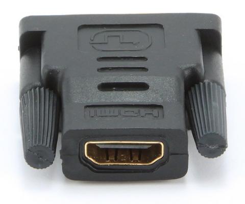 

Переходник HDMI F - DVI M Gembird золотые разъемы пакет A-HDMI-DVI-2, Черный