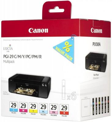 Набор картриджей Canon PGI-29 CMY/PC/PM/R Multi для PRO-1