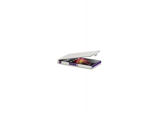Чехол-книжка iRidium для Sony Xperia Z2 натуральная кожа белый