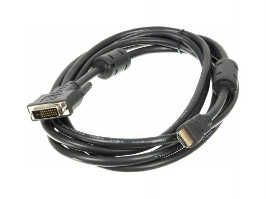 Кабель HDMI(m)-DVI-D(m) 3.0м Ningbo позолоченные контакты ферритовые кольца