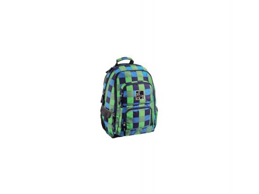 Школьный рюкзак с отделением для ноутбука All Out Louth Pool Check 26 л зеленый голубой 00124835