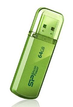 Флешка USB 64GB Silicon Power Helios 101 SP064GBUF2101V1N зеленый
