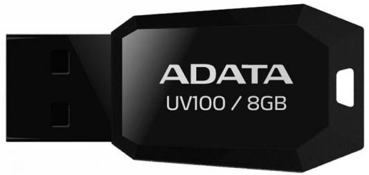 Флешка USB 8Gb A-Data UV100 AUV100-8G-RBK черный