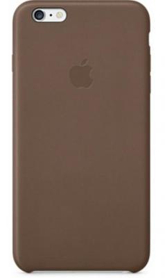 Купить Чехлы для смартфонов   Чехол Apple для iPhone 6 Plus LEATHER CASE OLIVE BROWN кожа коричневый -ZML MGQR2ZM/A