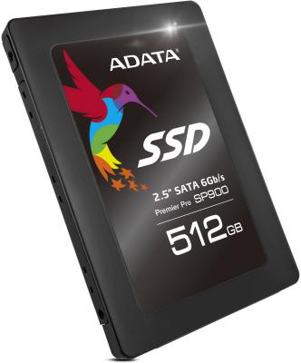 Твердотельный накопитель SSD 2.5" 512GB A-Data Read 555Mb/s Write 535Mb/s SATAIII ASP900S3-512GM-C