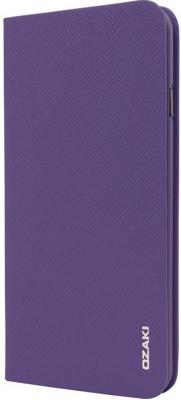 Чехол-книжка Ozaki O!coat 0.4+Folio для iPhone 6 Plus фиолетовый OC581PU