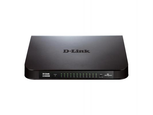 Коммутатор D-LINK DGS-1024A/A1A неуправляемый 24 порта 10/100/1000Mbps