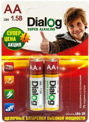 Батарейки Dialog LR6-2B AA 2 шт