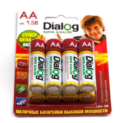 Батарейки Dialog Super Alkaline AA 8 шт LR6-8B
