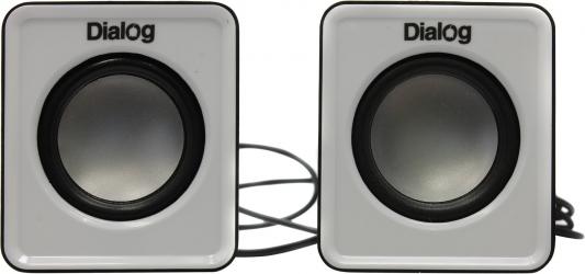 Колонки Dialog Colibri AC-02UP 6Вт USB черно-белый