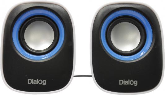 Колонки Dialog Colibri AC-06UP 6Вт USB черно-белый