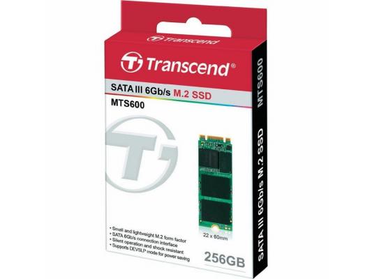 Твердотельный накопитель SSD M.2 256 Gb Transcend TS256GMTS600 Read 560Mb/s Write 310Mb/s MLC