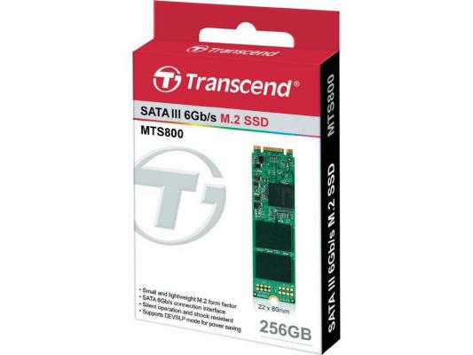 Твердотельный накопитель SSD M.2 256 Gb Transcend TS256GMTS800 Read 560Mb/s Write 310Mb/s MLC