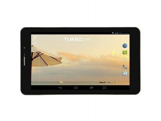 Планшет Turbo TurboPad 722 8Gb 7" 1024x600 MTK8312 1Gb 3G Wi-Fi BT Android 4.2 черный