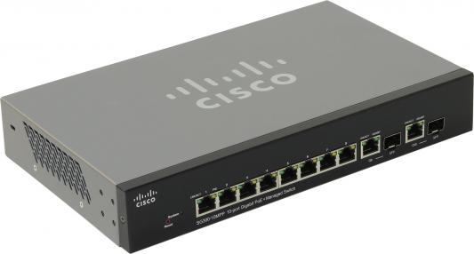 Коммутатор Cisco SB SG300-10MPP-K9-E управляемый 10 портв 10/100/1000Mbps Gigabit PoE Managed