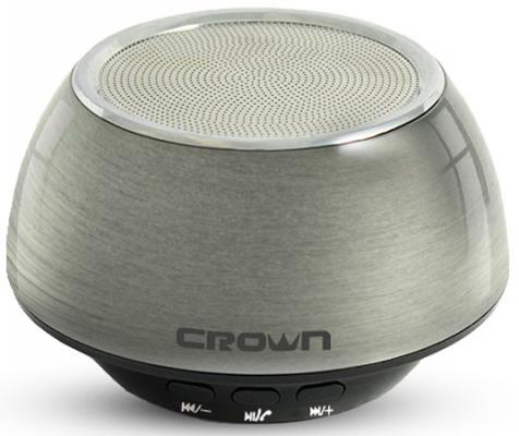 Портативная акустика Crown CMBS-304 черно-серебристый CM000001197