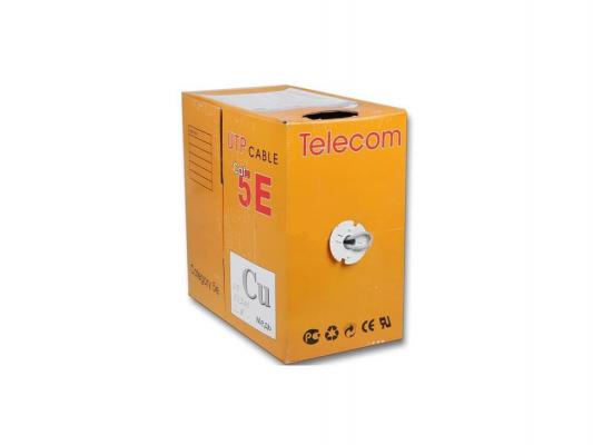 Кабель Telecom UTP медный 4 пары кат 5e 305м UTP4-TC1000C5EМ-CU-IS