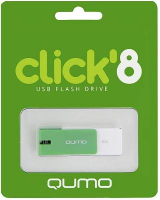 Флешка USB 8Gb QUMO Click USB2.0 зеленый QM8GUD-CLK-Mint