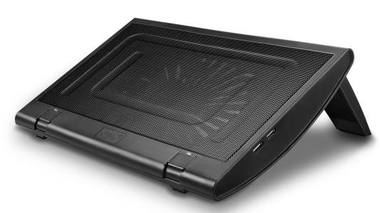 Подставка для ноутбука 15.4" Deepcool WINDWHEEL FS 350x270x40mm 2xUSB 936g 23dB черный