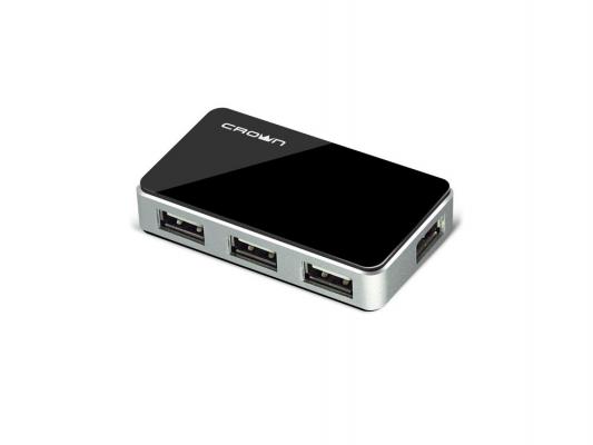 Концентратор USB Crown CMH-B19 4 порта черный