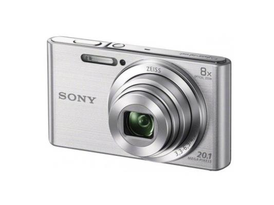 Фотоаппарат Sony DSC-W830S 20.1Mp 8x Zoom серебристый