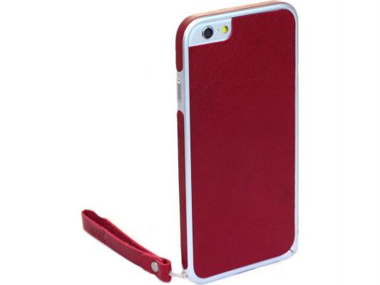 Накладка Cozistyle Leather Skin Bumper для iPhone 6 Plus красный CPH6+B005