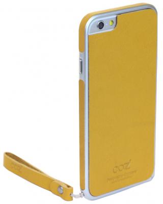 Накладка Cozistyle Leather Skin для iPhone 6 Plus желтый CPH6+B003