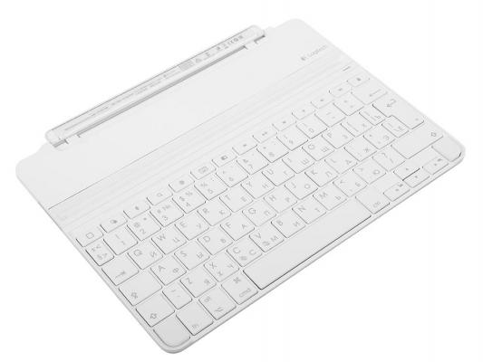 Чехол-клавиатура беспроводная Logitech Wireless Ultrathin Magnetic для iPad Air 2 серебристый 920-006782