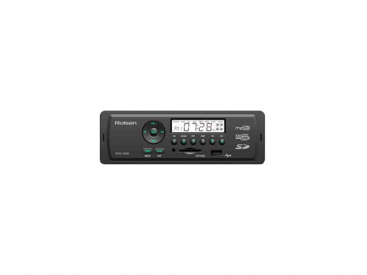 Автомагнитола Rolsen RCR-103B бездисковая USB MP3 FM SD MMC 1DIN 4x45Вт черный