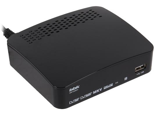 Тюнер цифровой DVB-T2 BBK SMP129HDT2 черный