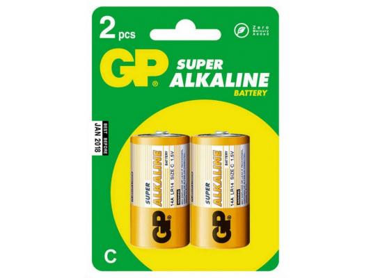 Батарейки GP Super 14A2-CR2 LR14 2 шт