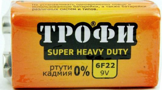 Батарейка ТРОФИ Крона 6F22 1 шт