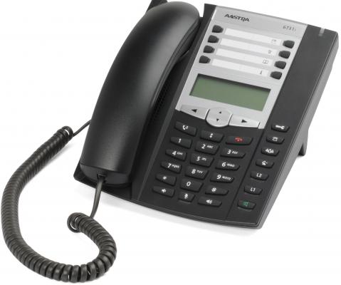 Телефон IP Aastra 6731i 6 линий LCD SIP A6731-0131-1055