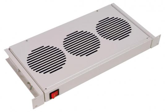 Модуль вентиляторный ЦМО 19" 1U 3 вентилятора регулируемая глубина 200-310 мм с датчиком 35С МВ-400-3С