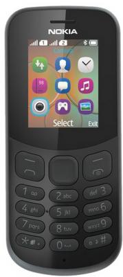 Мобильный телефон NOKIA 130 Dual Sim 2017 черный (A00028615)