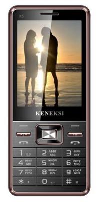 Мобильный телефон KENEKSI X5 золотистый черный 2.8"