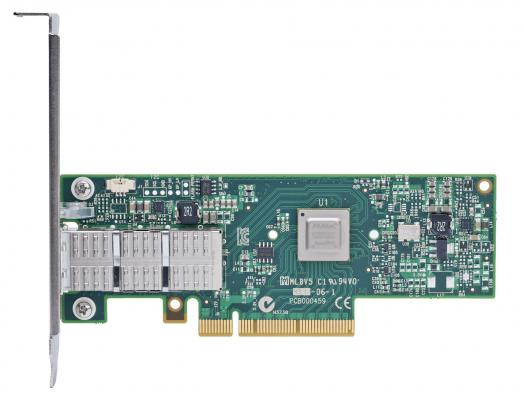 Сетевой адаптер Mellanox ConnectX-3 Pro EN network interface card 40/56GbE single-port QSFP PCIe3.0 x8 8GT/s tall bracket RoHS R6 MCX313A-BCCT