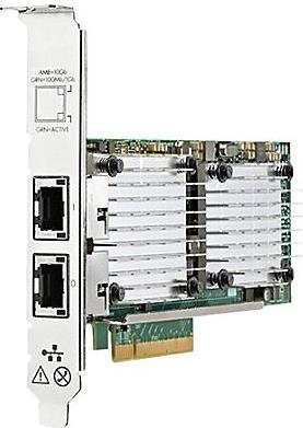 Адаптер HP Ethernet Adapter 530T 2x10Gb PCIe2.0 Broadcom  for Gen8/Gen9-servers 656596-B21