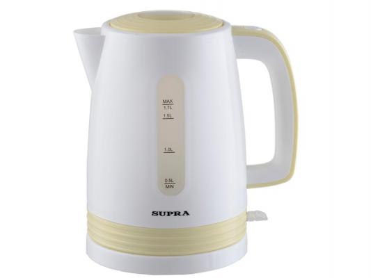 Чайник Supra KES-1723 2000 Вт 1.7 л пластик белый жёлтый
