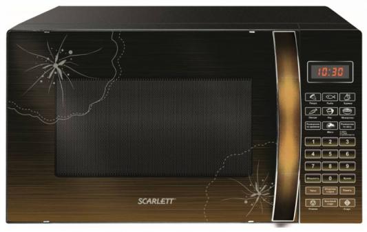 СВЧ Scarlett SC-MW9020S01D 700 Вт чёрный золотистый