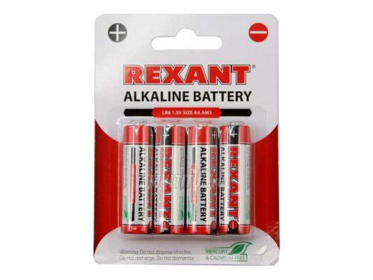 Батарейки  REXANT AAA-LR6 4шт