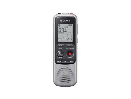 Цифровой диктофон Sony ICD-BX140 4Гб серебристый
